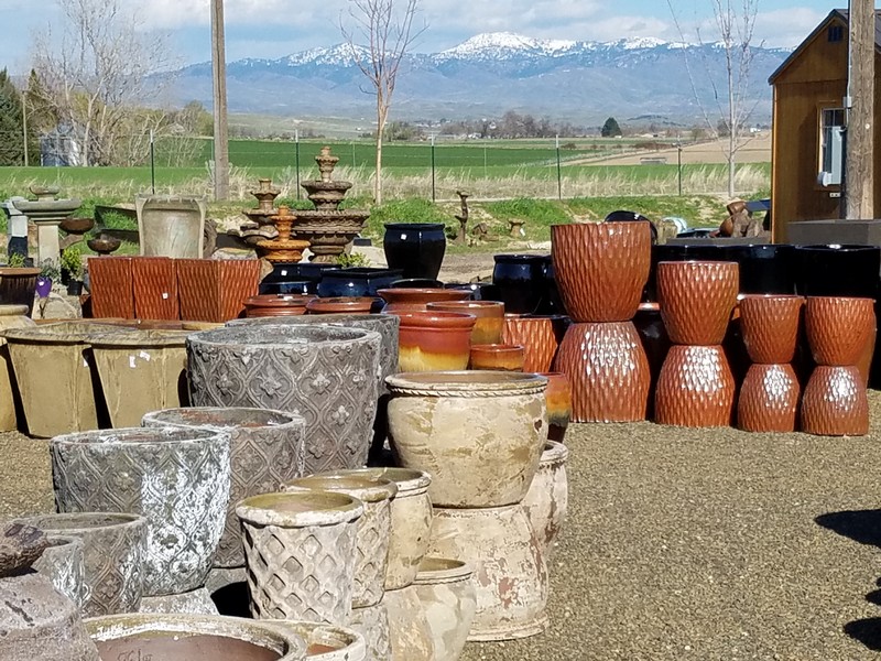 Pots & Fountains To Boise Bark and Stone